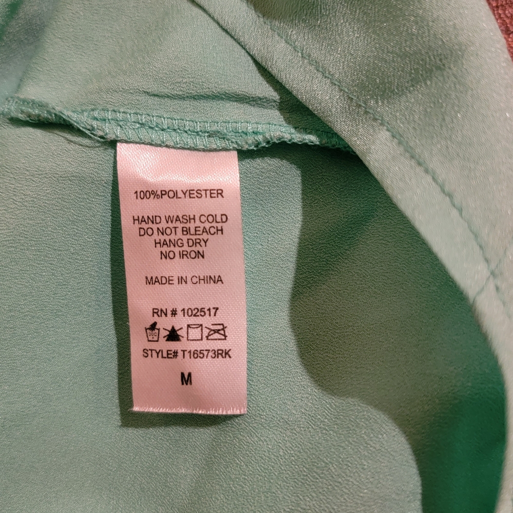 Soprano Mint Racerback Hi-Lo Tank Top M - Picture 4 of 4